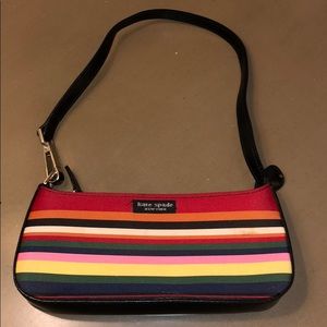 Kate Spade Multi Colored Stripe Purse